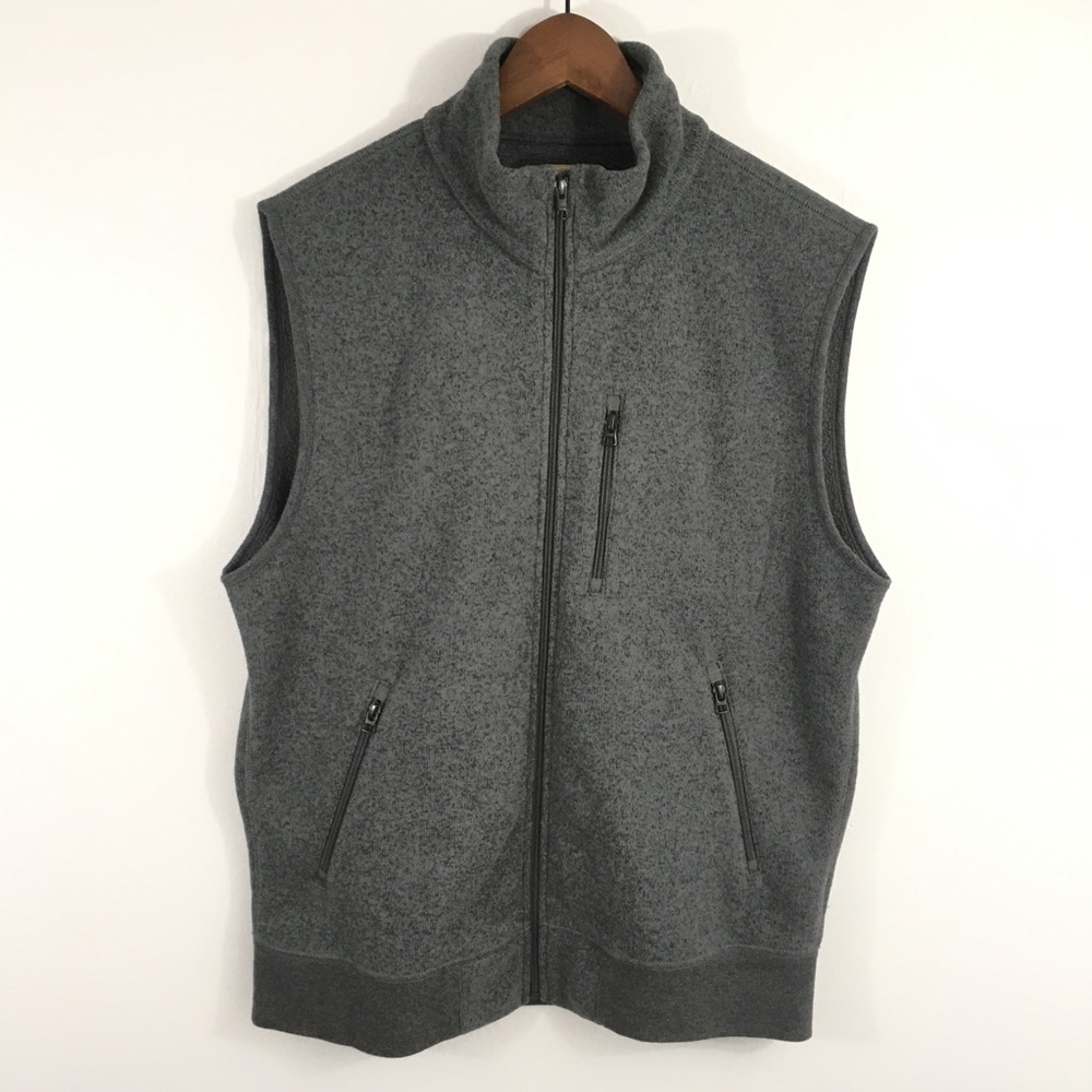 J. Crew Men’s L Zip Front Knit Vest